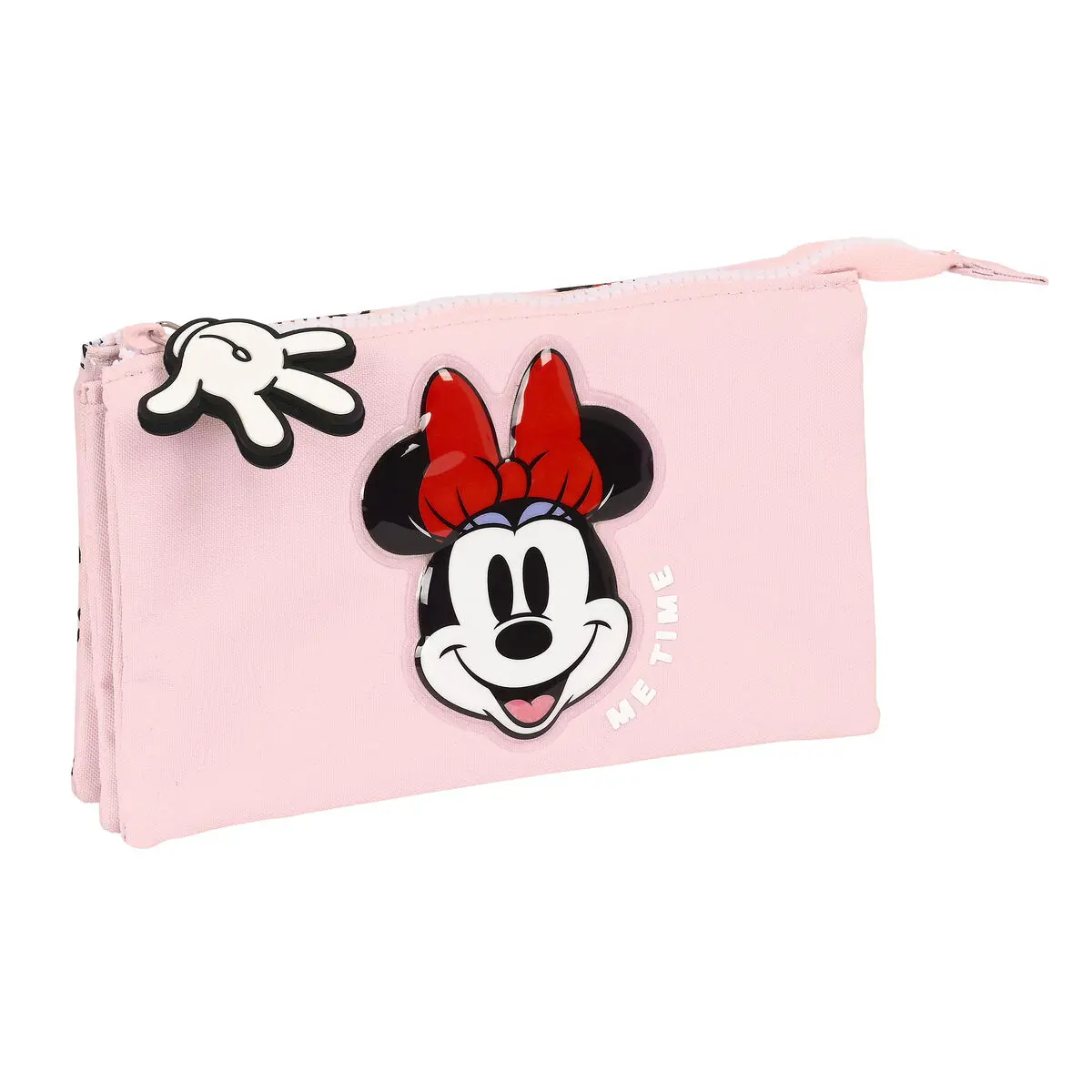 Portaoggetti Triplo Minnie Mouse Me time Rosa (22 x 12 x 3 cm)