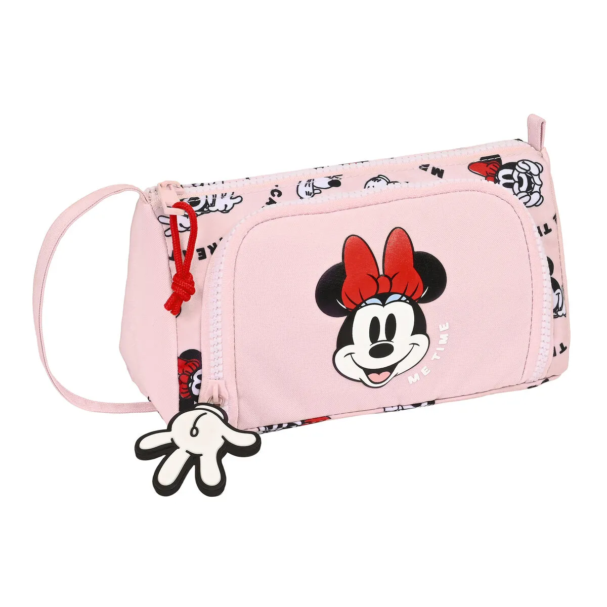 Astuccio Scuola Minnie Mouse Me time Rosa 20 x 11 x 8.5 cm