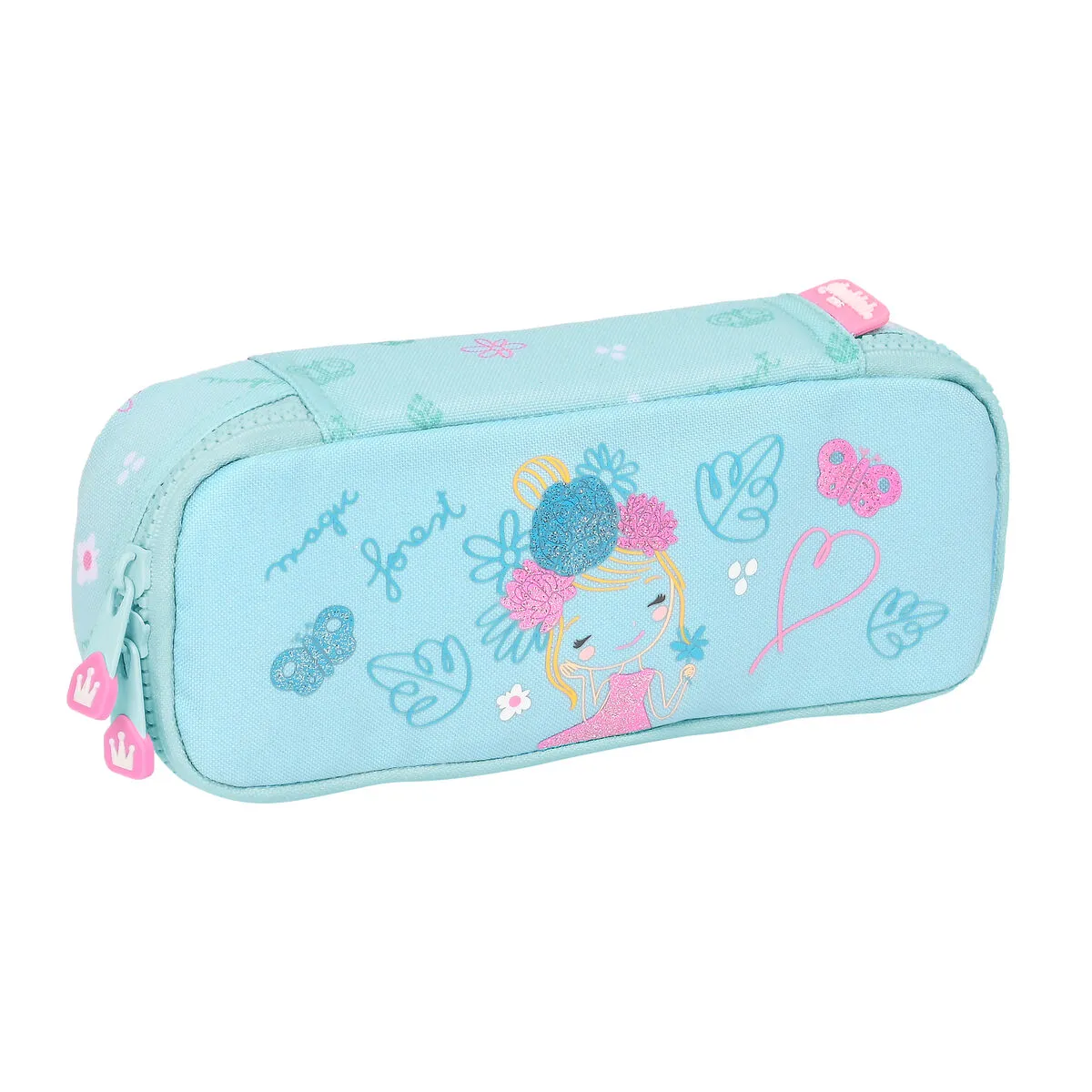 Astuccio Scuola Glow Lab Cute doll Azzurro Chiaro (22 x 5 x 8 cm)