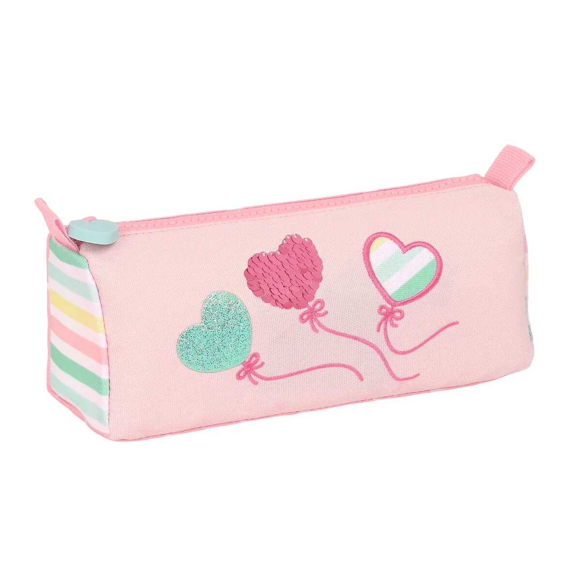 Astuccio Scuola BlackFit8 Globitos Rosa 21 x 8 x 7 cm