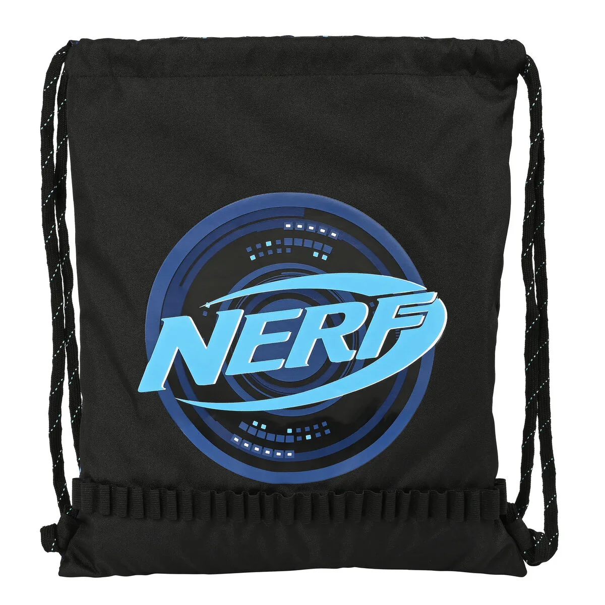 Zainetto con Cordini Nerf Boost Nero (35 x 40 x 1 cm)