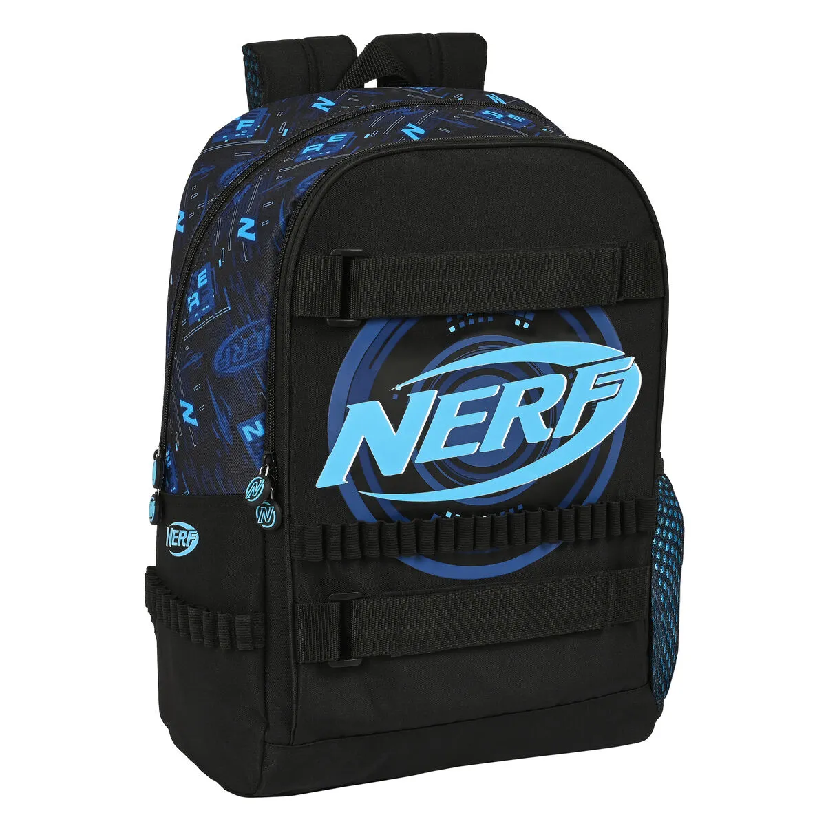 Zaino Scuola Nerf Boost Nero (31 x 44 x 17 cm)