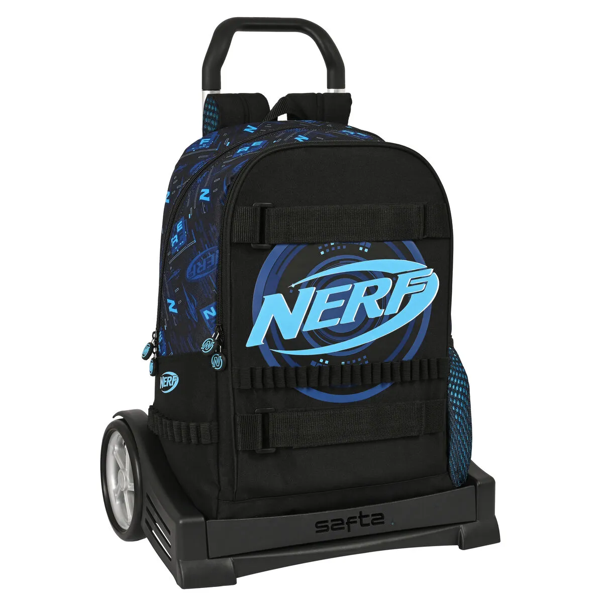 Trolley per la Scuola Nerf Boost Nero (31 x 44 x 17 cm)