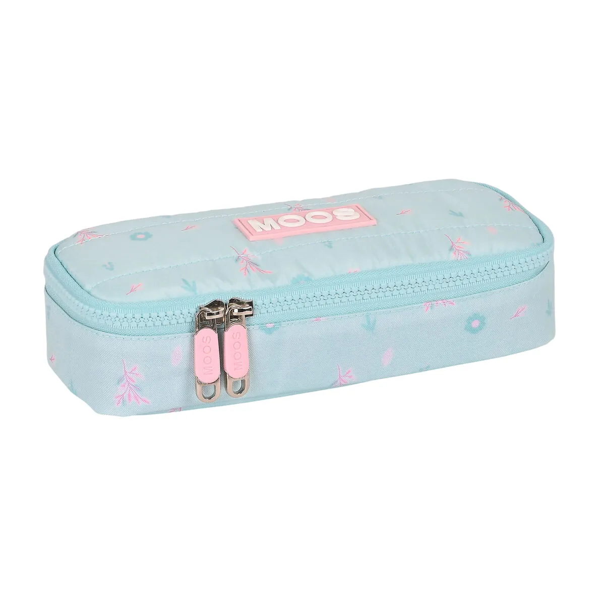 Astuccio Scuola Moos Garden 22 x 5 x 8 cm Turchese