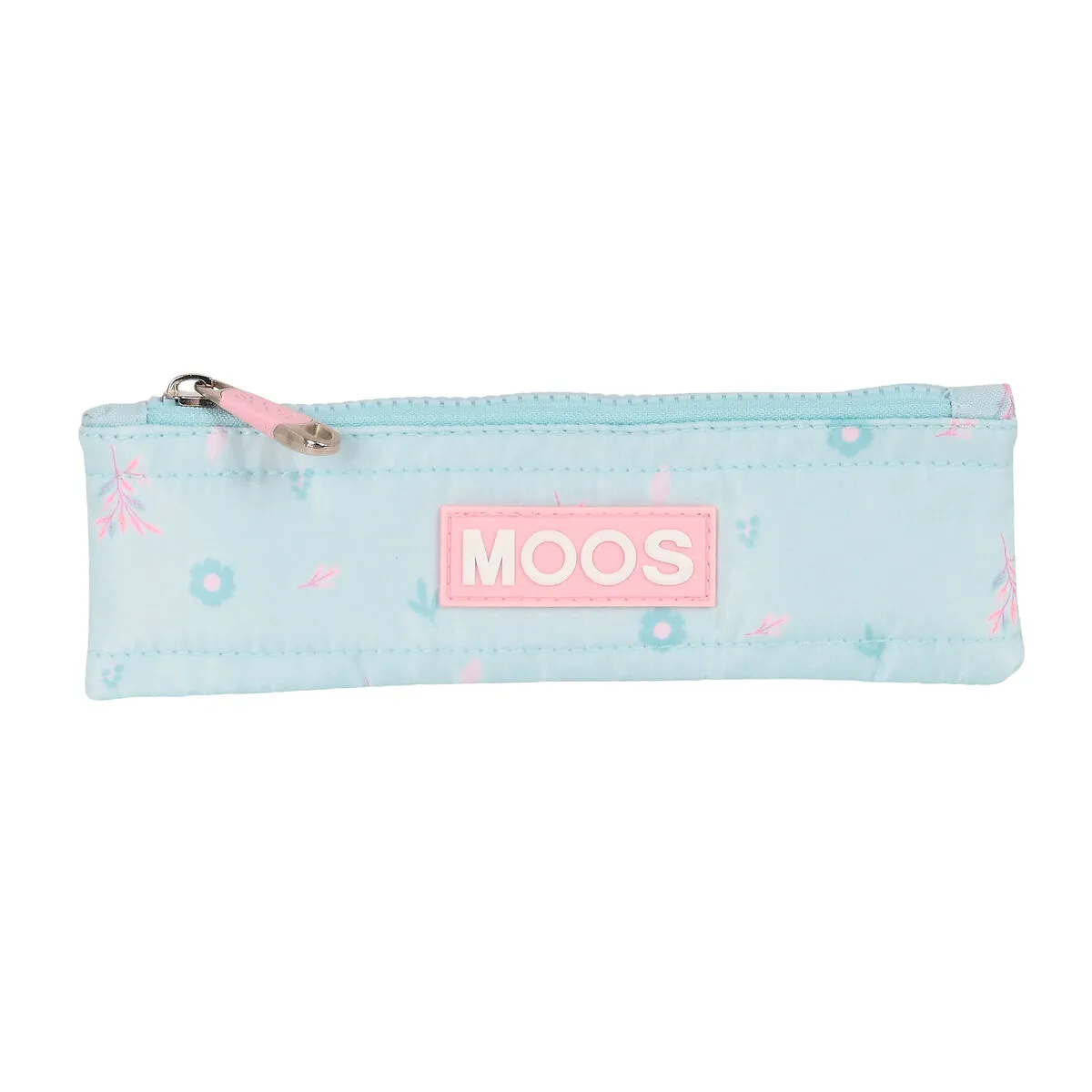 Astuccio Scuola Moos Garden 20 x 6 x 1 cm Turchese