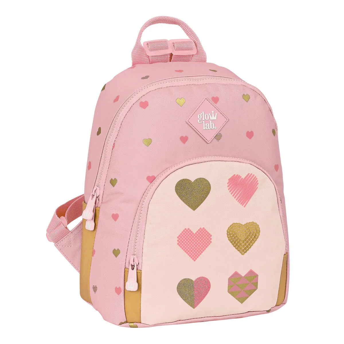 Zaino per Bambini Safta Glowlab Hearts 25 x 13 x 30 cm