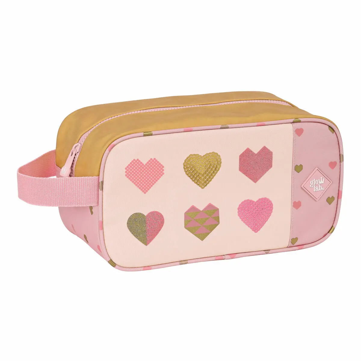 Scarpiera da Viaggio Safta Glowlab Hearts Multicolore