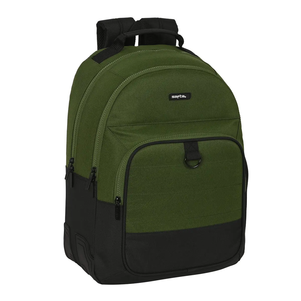 Zaino Scuola Safta Dark forest Nero Verde 32 x 42 x 15 cm