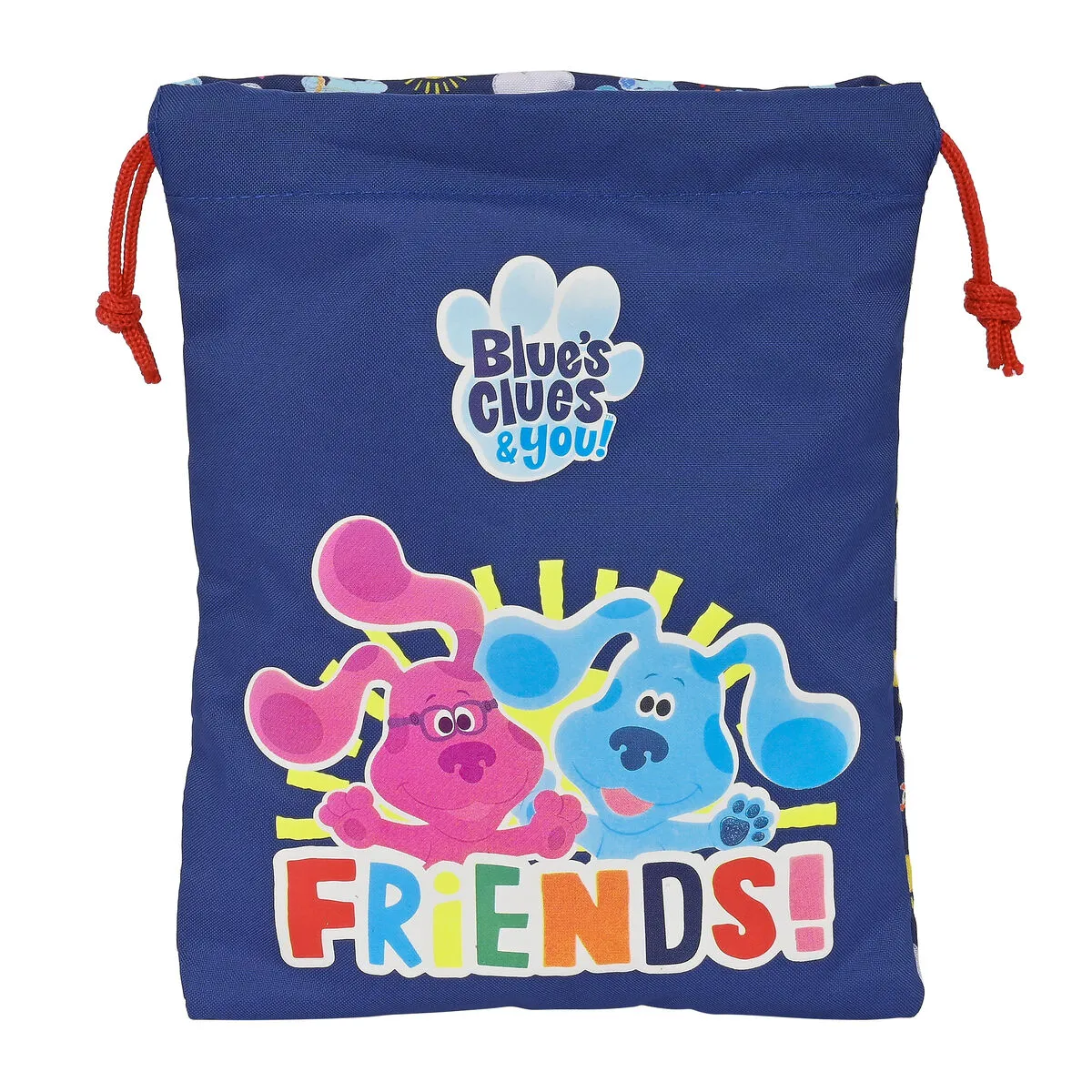 Portamerenda Blue's Clues 20 x 25 cm Sacco Blu Marino