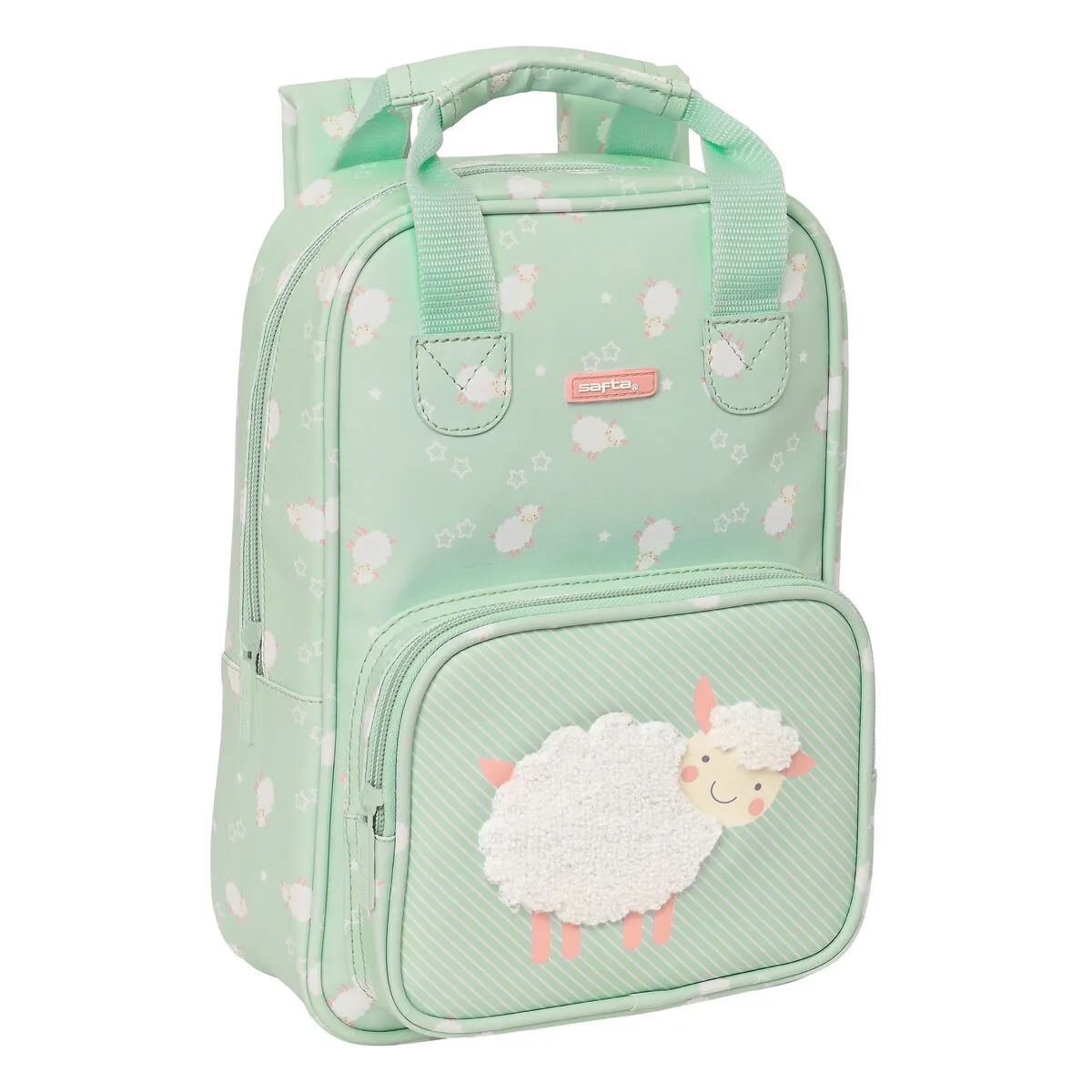 Zaino per Bambini Safta Ovejita Verde 20 x 28 x 8 cm