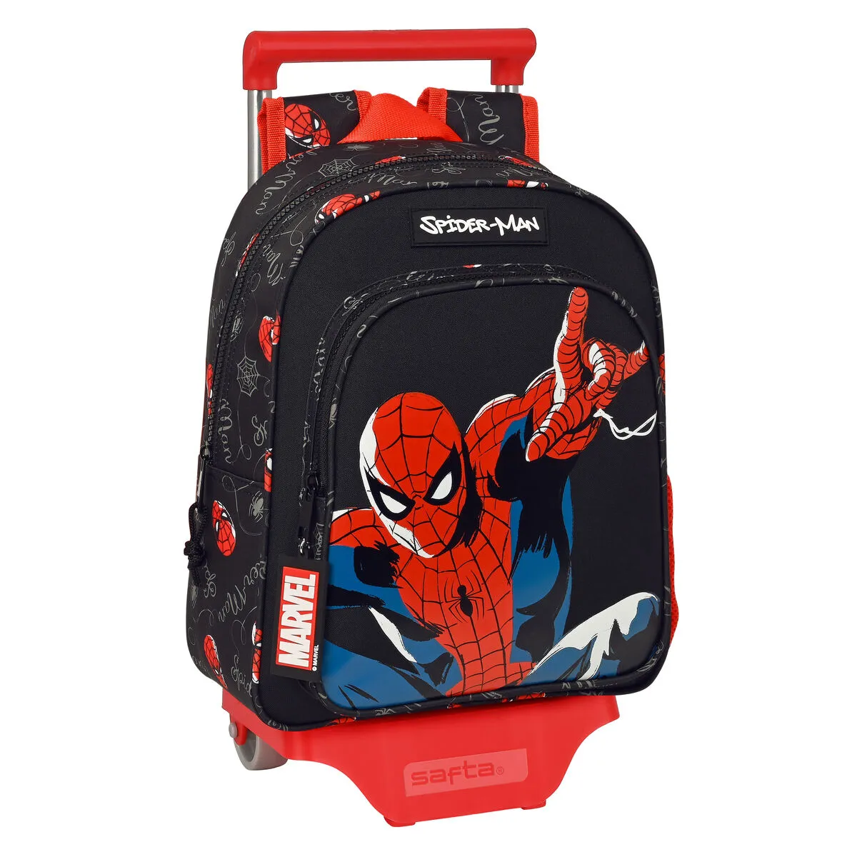 Trolley per la Scuola Spider-Man Hero Nero 27 x 33 x 10 cm