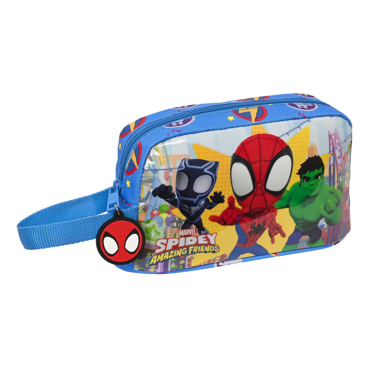 Portamerenda Termico Spider-Man Team up Azzurro 21.5 x 12 x 6.5 cm