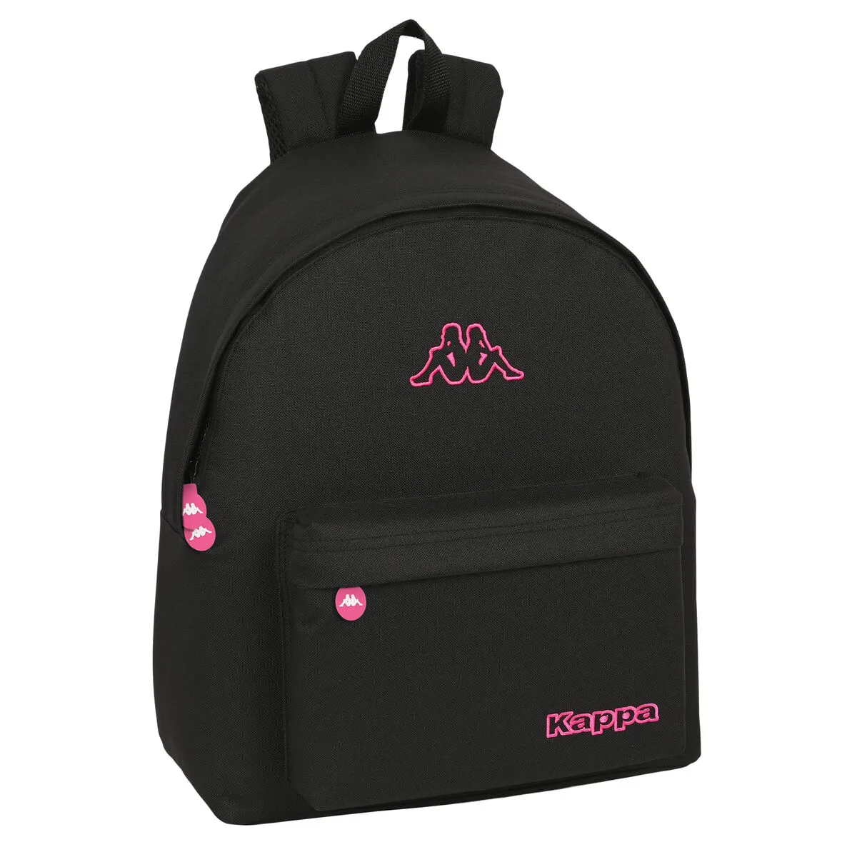 Zaino Scuola Kappa Black and pink Nero (33 x 42 x 15 cm)