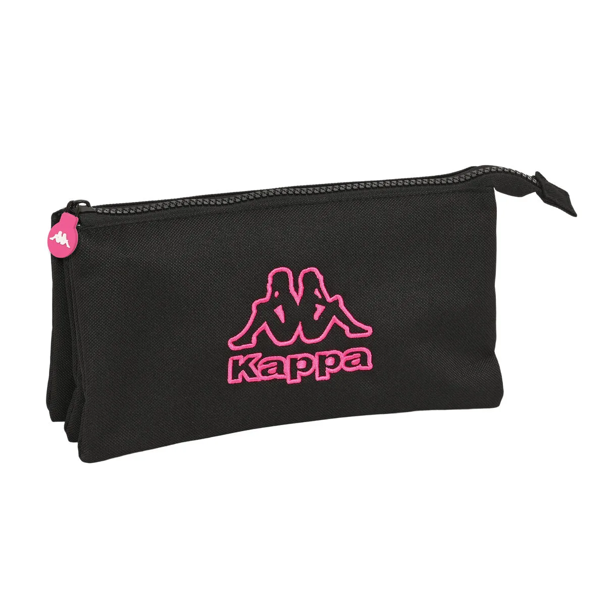 Portaoggetti Triplo Kappa Black and pink Nero (22 x 12 x 3 cm)