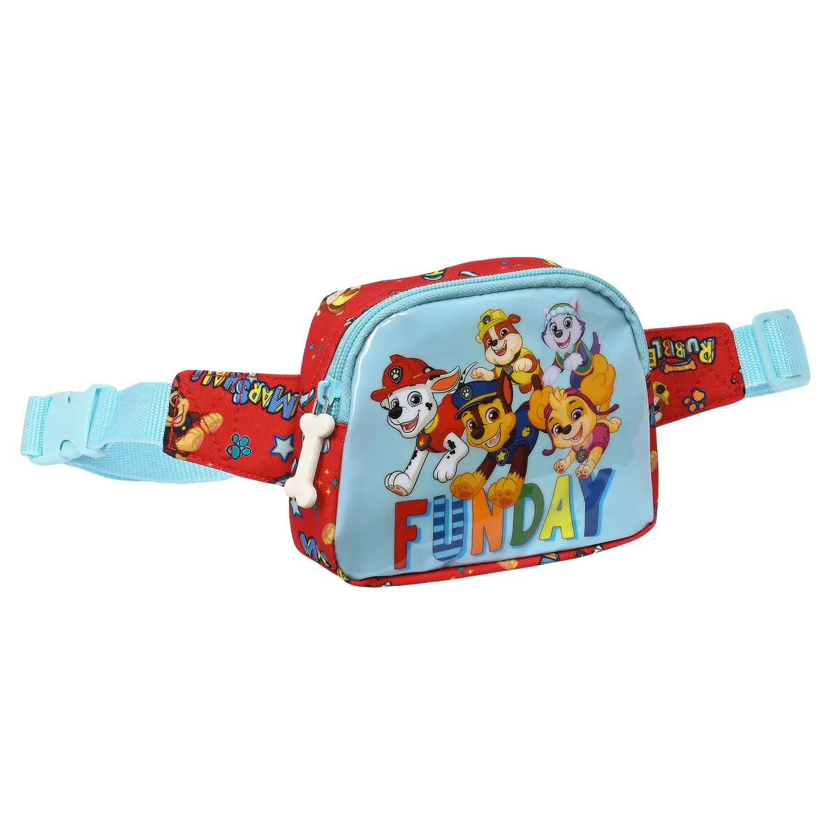 Marsupio The Paw Patrol Funday 14 x 11 x 4 cm Rosso Azzurro Chiaro