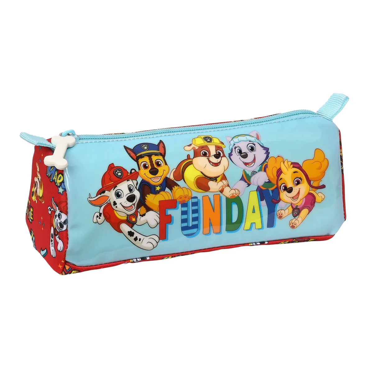 Astuccio Scuola The Paw Patrol Funday Rosso Azzurro Chiaro (21 x 8 x 7 cm)