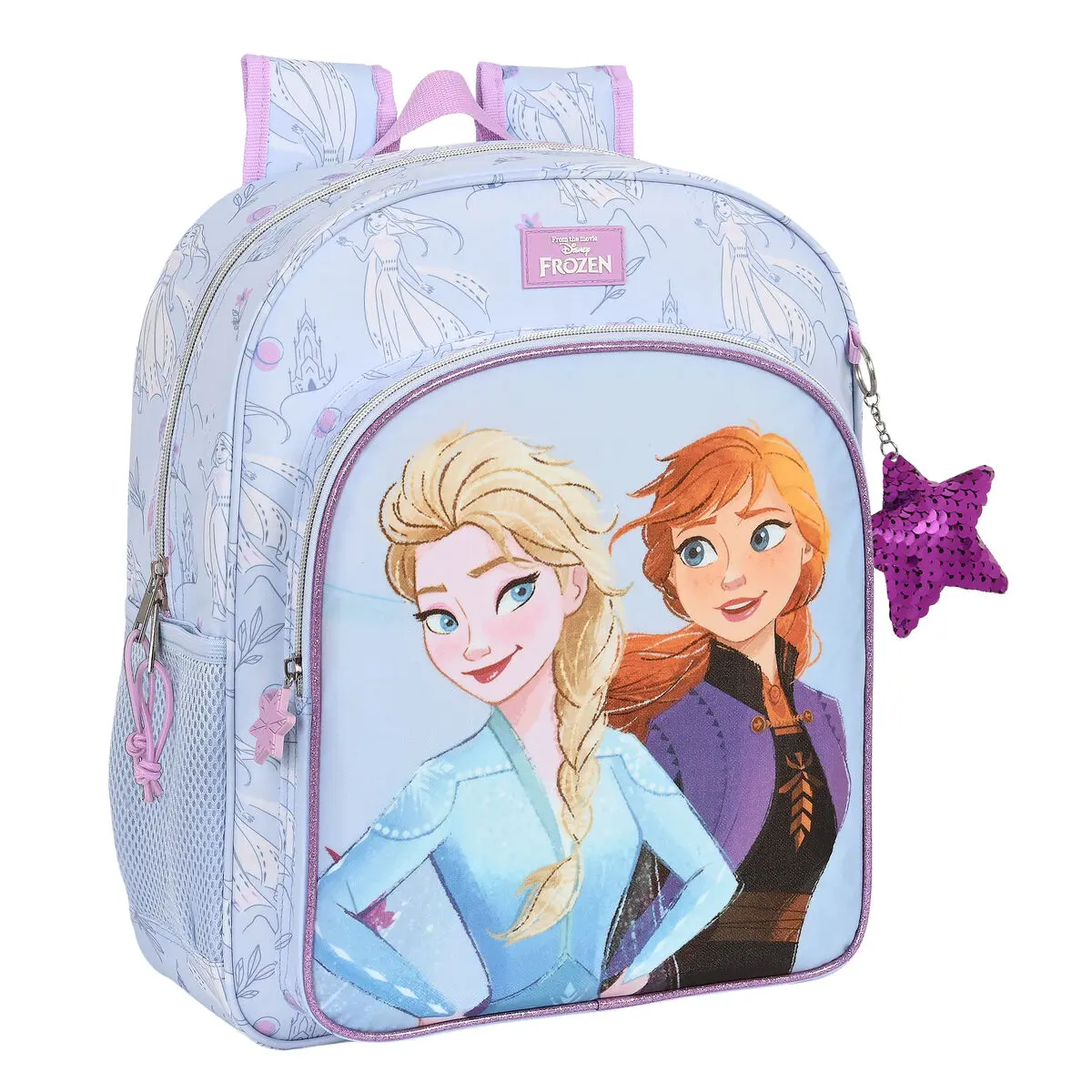 Zaino Scuola Frozen Believe 32 x 38 x 12 cm Lilla