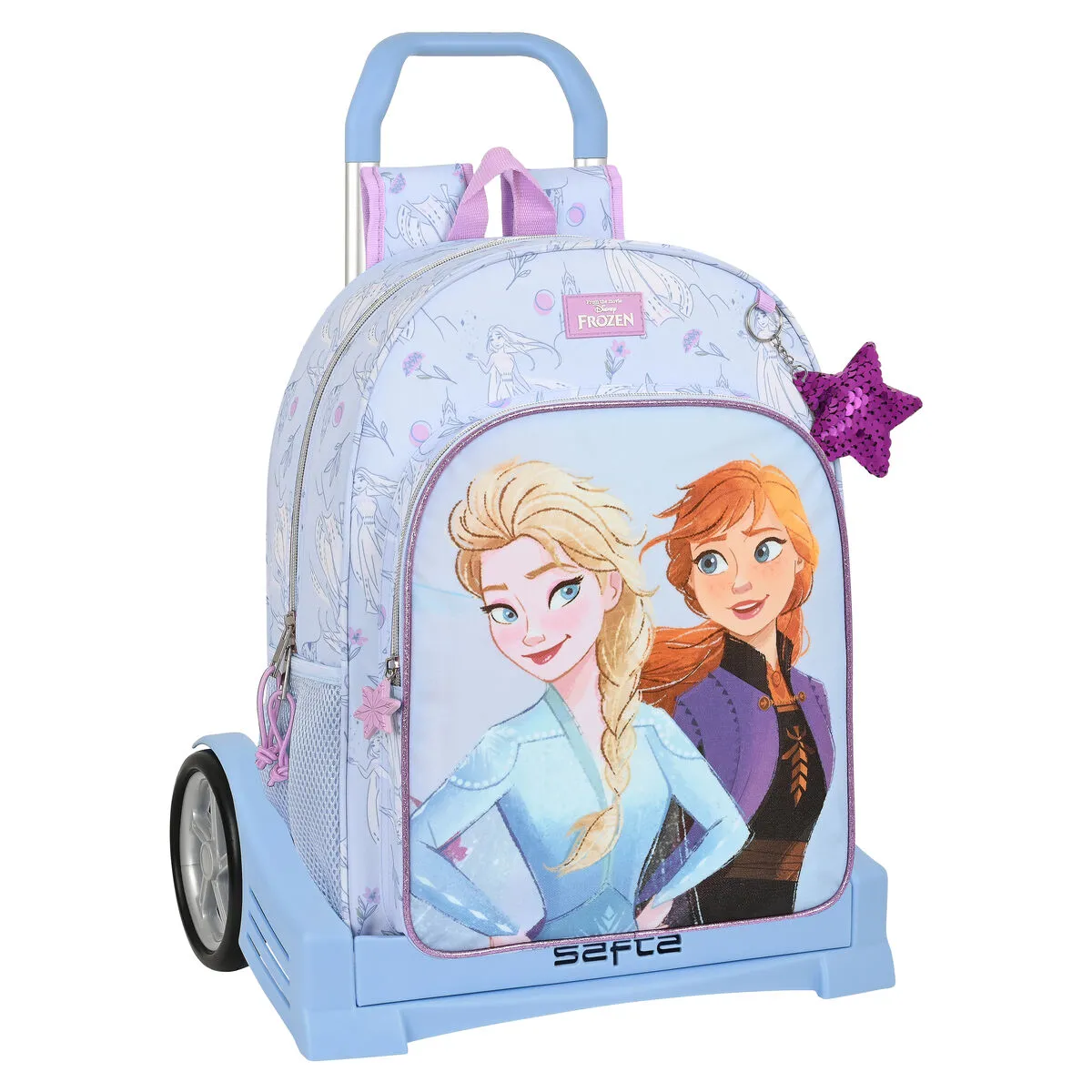 Trolley per la Scuola Frozen Believe Lilla 33 x 42 x 14 cm