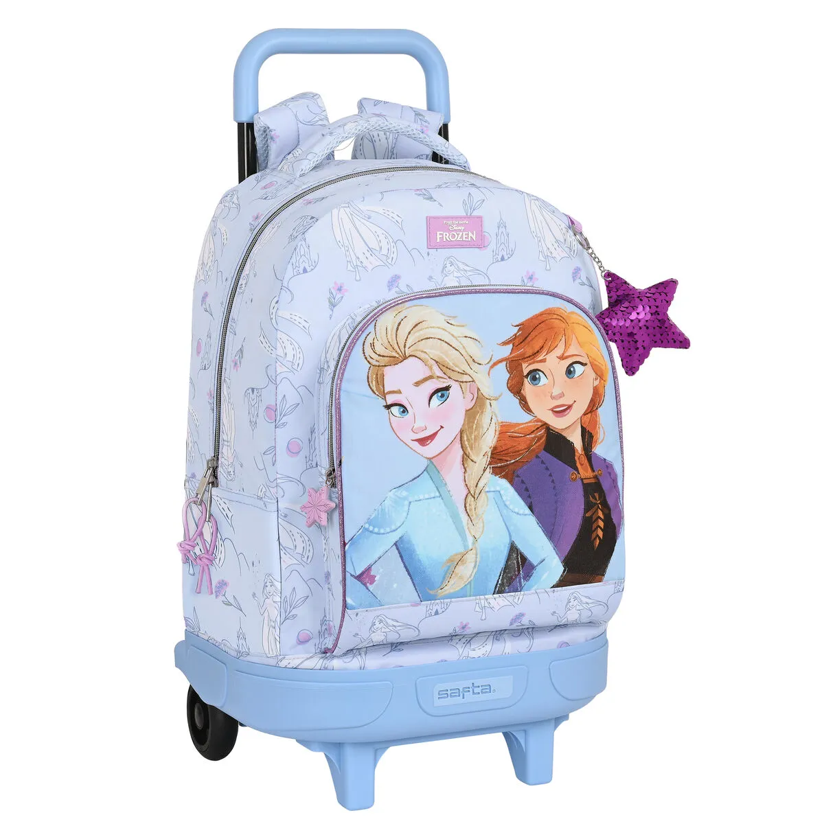 Trolley per la Scuola Frozen Believe 33 x 45 x 22 cm Lilla