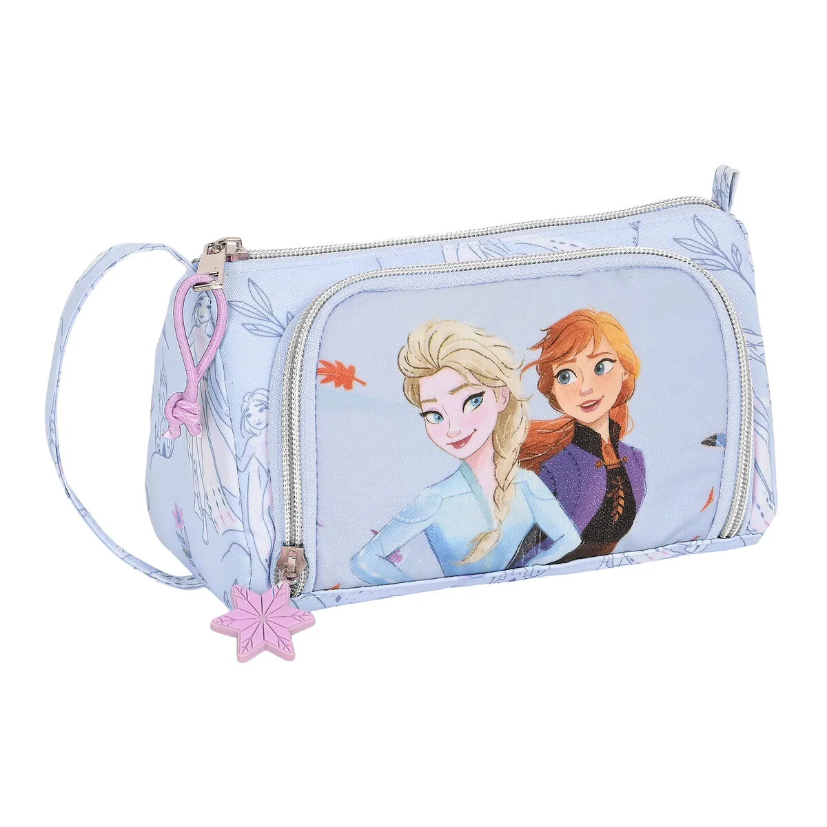 Astuccio per la Scuola con Accessori Frozen Believe Lilla 20 x 11 x 8.5 cm (32 Pezzi)