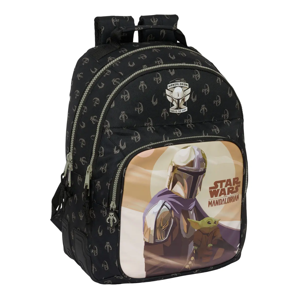 Zaino Scuola The Mandalorian This is the way Nero 32 x 42 x 15 cm