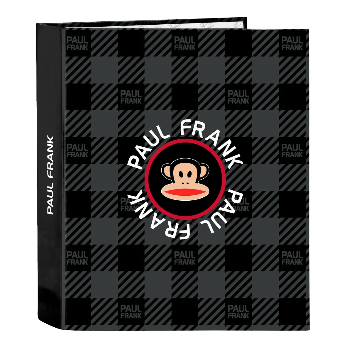 Raccoglitore ad anelli Paul Frank Campers Nero A4 (27 x 33 x 6 cm)