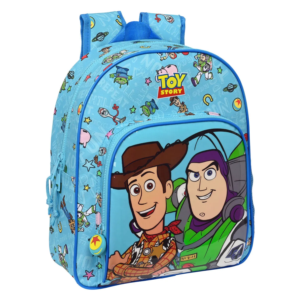 Zaino per Bambini Toy Story Ready to play Azzurro Chiaro (28 x 34 x 10 cm)