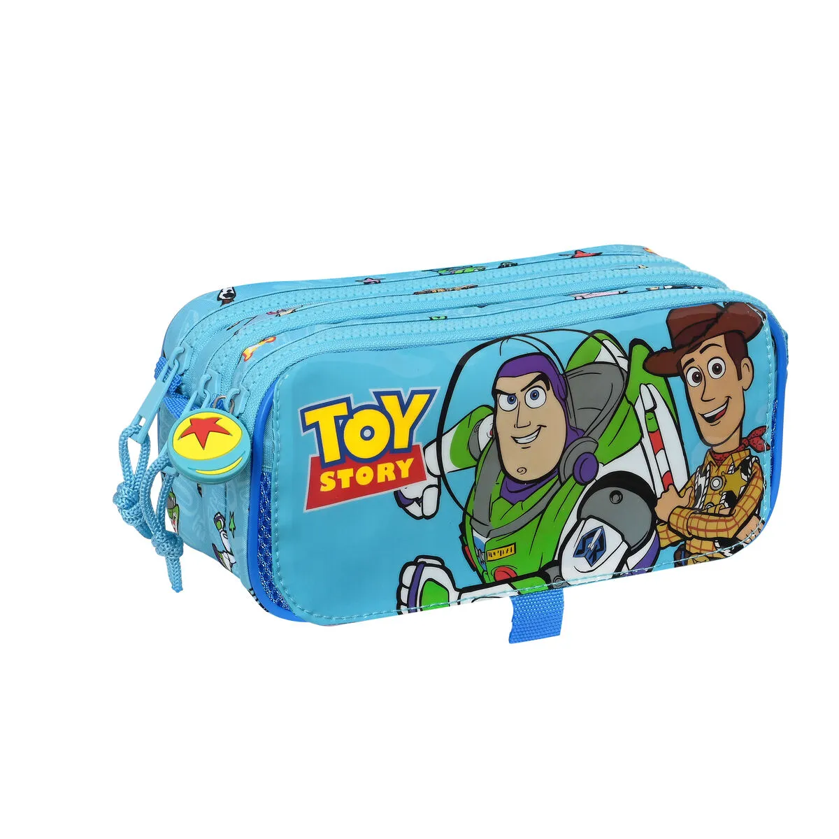 Portaoggetti Triplo Toy Story Ready to play Azzurro Chiaro (21,5 x 10 x 8 cm)