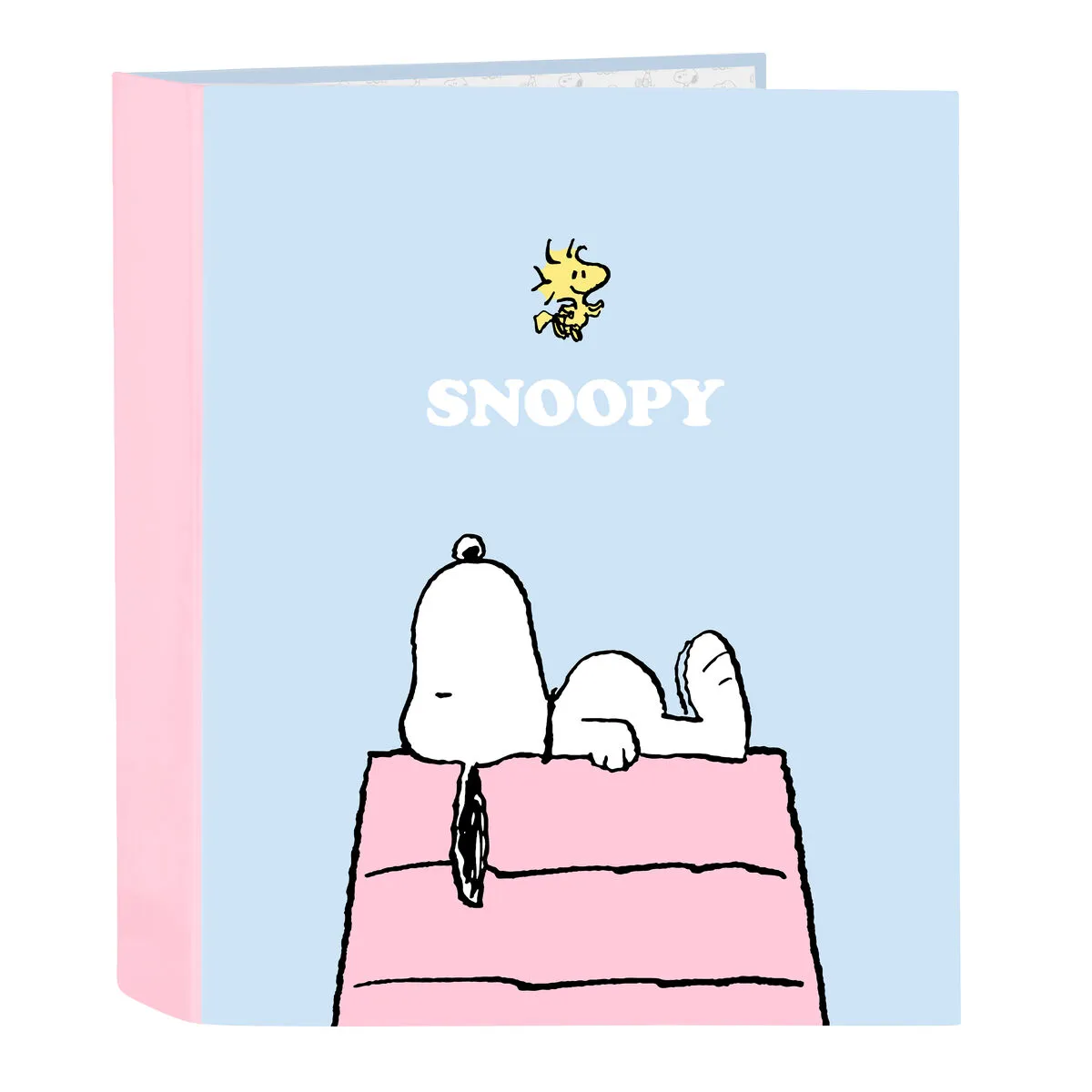 Raccoglitore ad anelli Snoopy Imagine Azzurro A4 (27 x 33 x 6 cm)