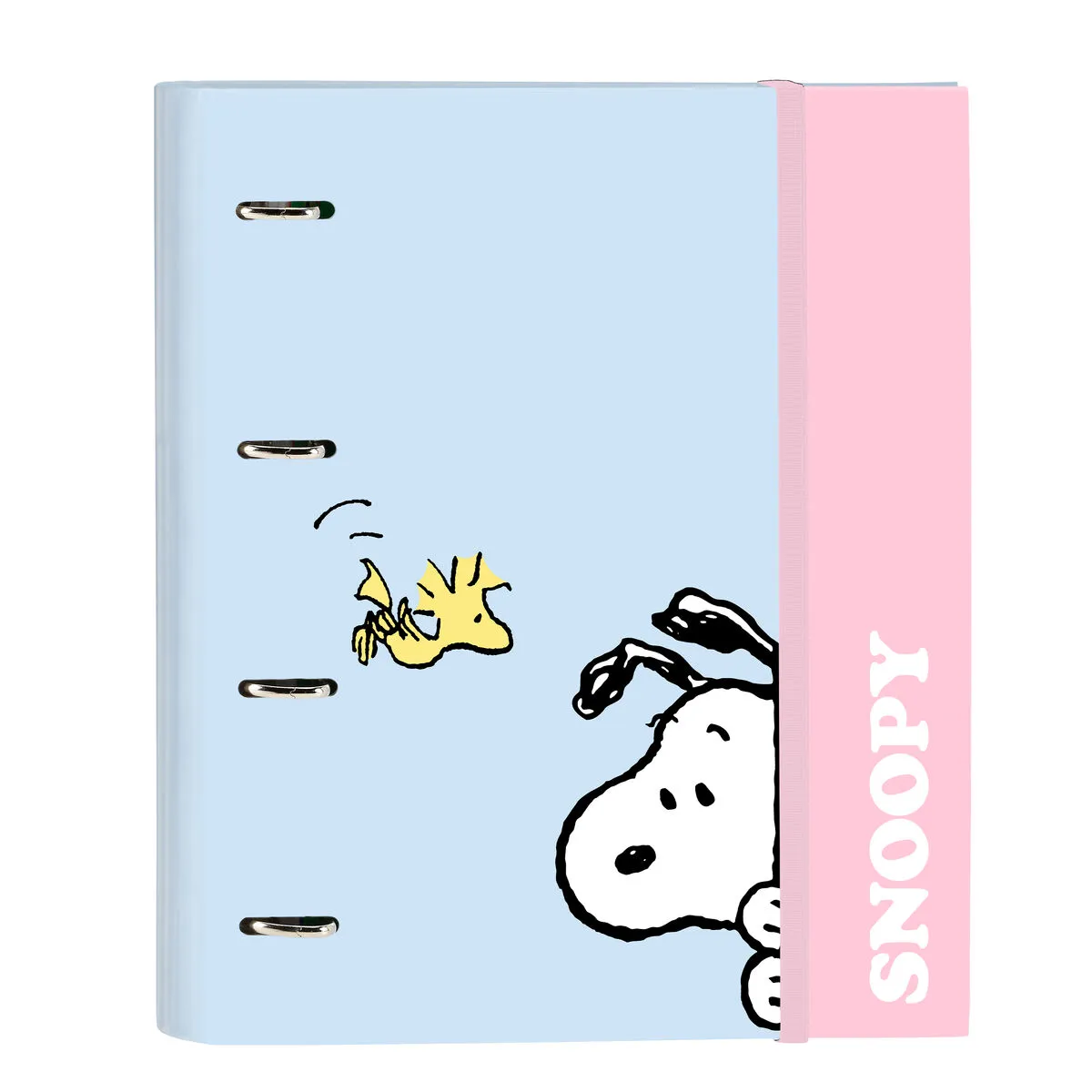 Raccoglitore ad anelli Snoopy Imagine Azzurro (27 x 32 x 3.5 cm)