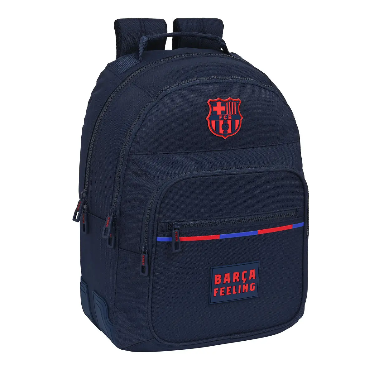 Zaino Scuola F.C. Barcelona Blu Marino 32 x 42 x 15 cm