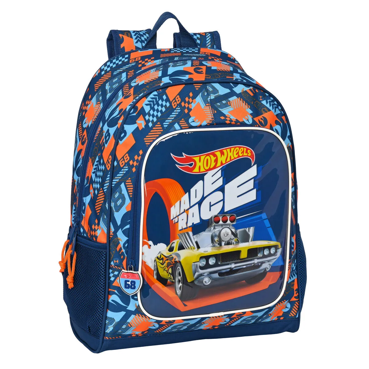 Zaino Scuola Hot Wheels Speed club Arancio (32 x 42 x 14 cm)