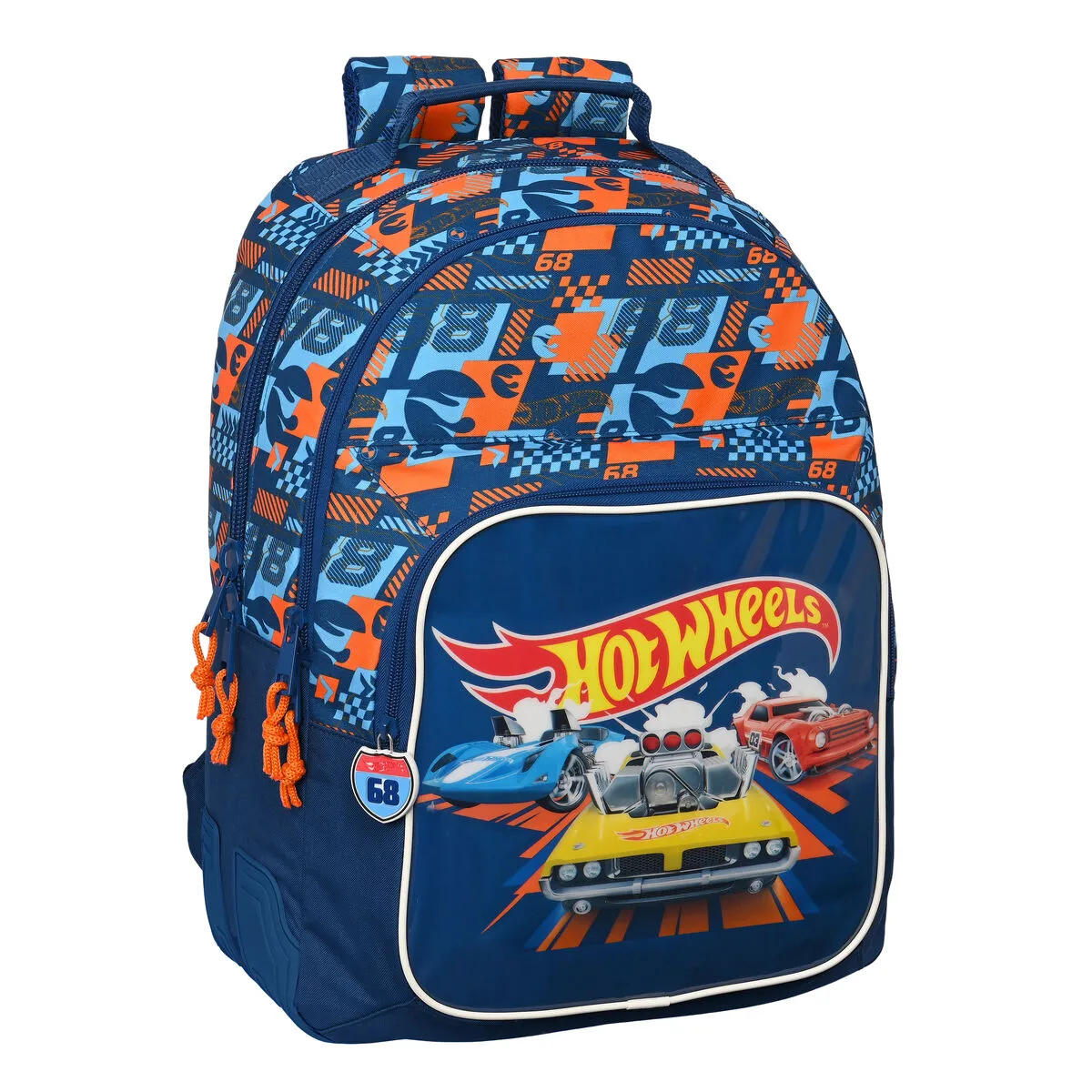 Zaino Scuola Hot Wheels Speed club Arancio (32 x 42 x 15 cm)