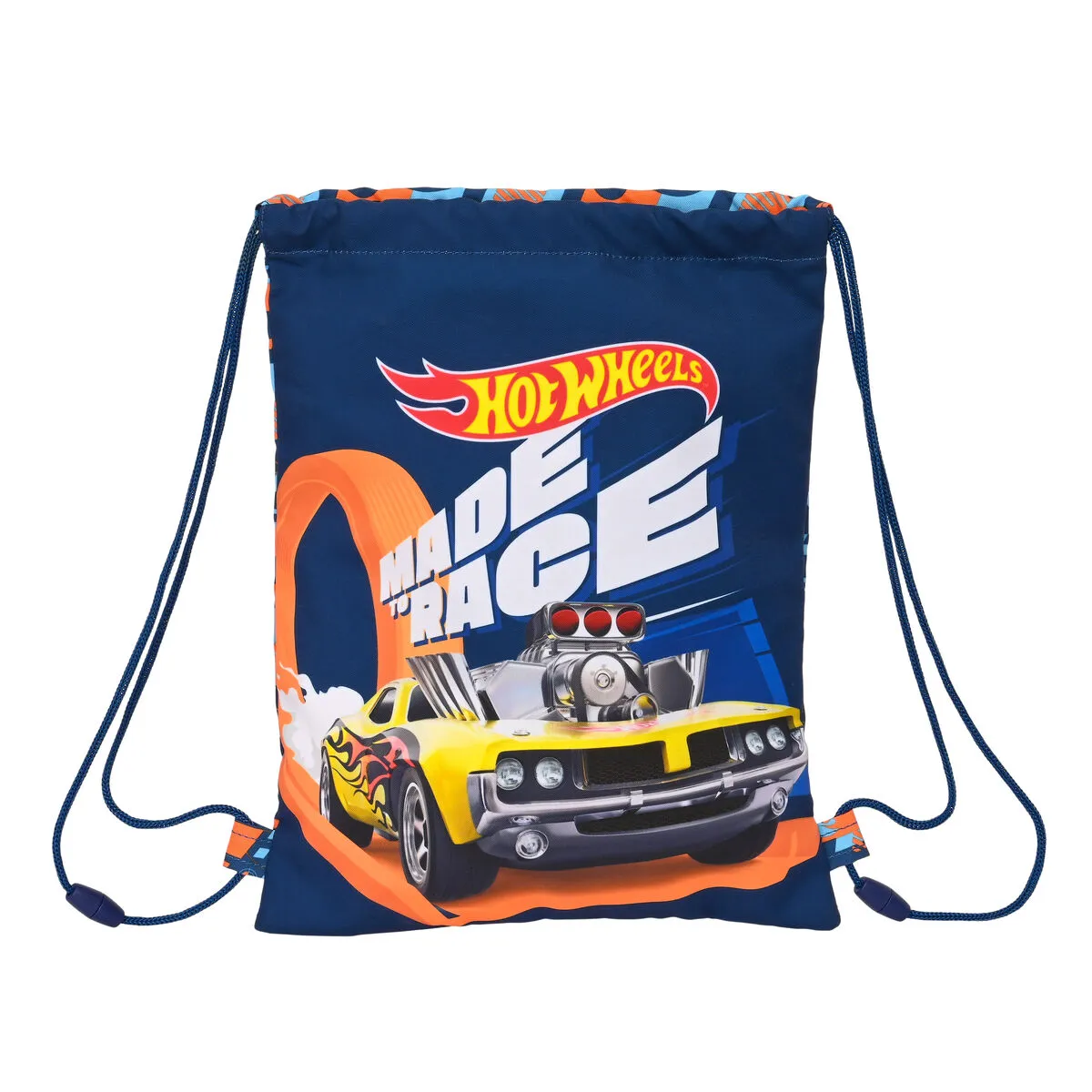 Zainetto con Cordini Hot Wheels Speed club Arancio (26 x 34 x 1 cm)