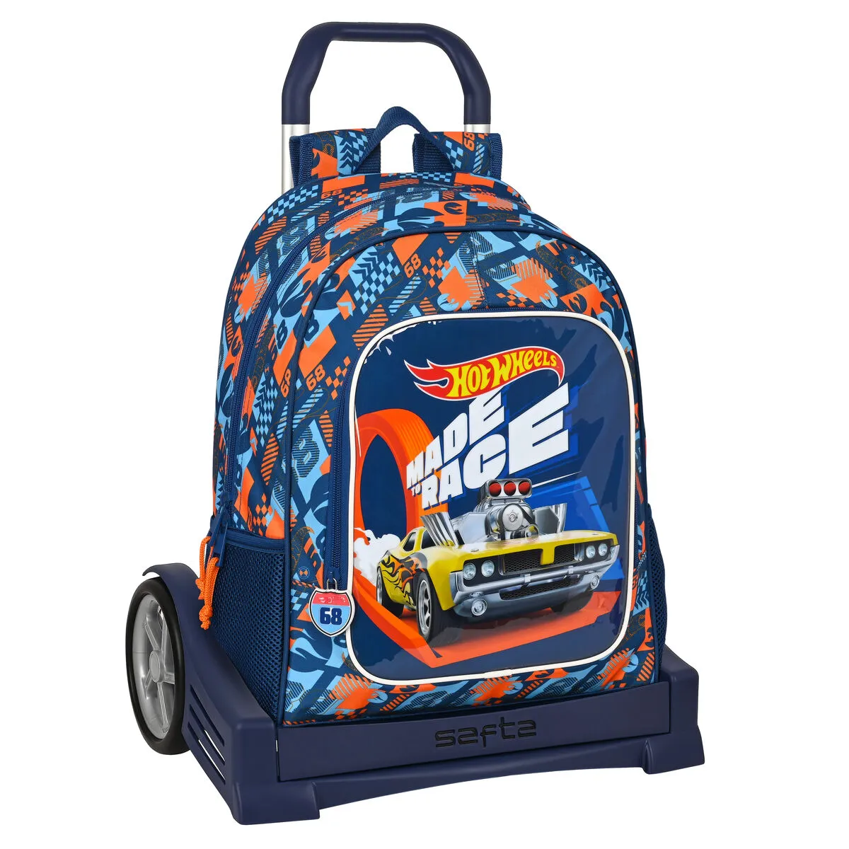 Trolley per la Scuola Hot Wheels Speed club Arancio (32 x 42 x 14 cm)