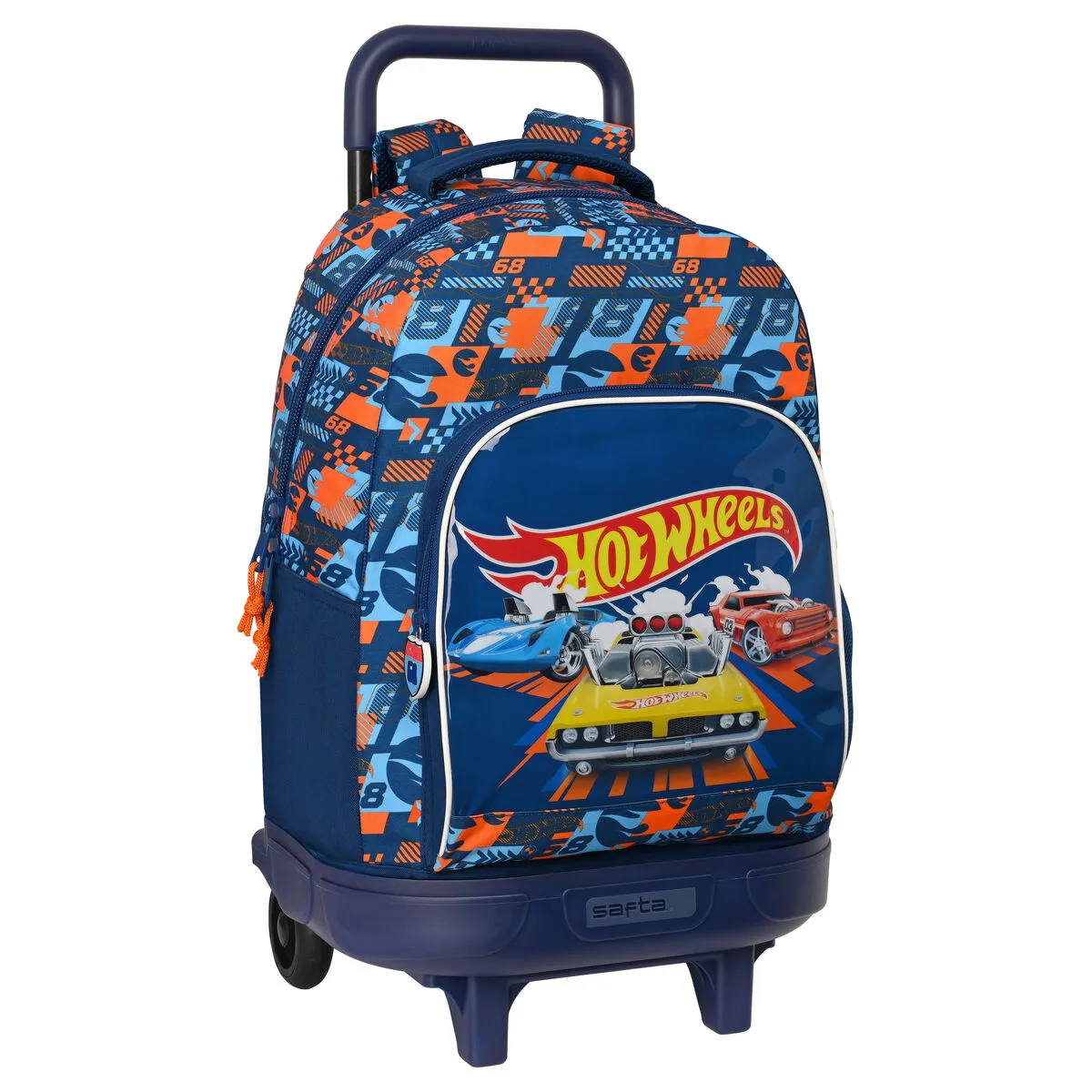 Trolley per la Scuola Hot Wheels Speed club Arancio 33 X 45 X 22 cm