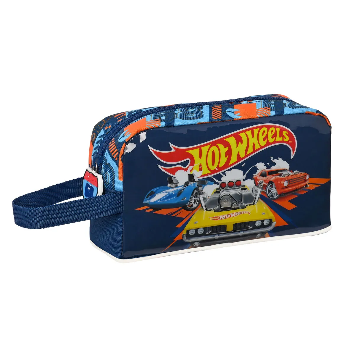 Portamerenda Termico Hot Wheels Speed club 21.5 x 12 x 6.5 cm Arancio Blu Marino