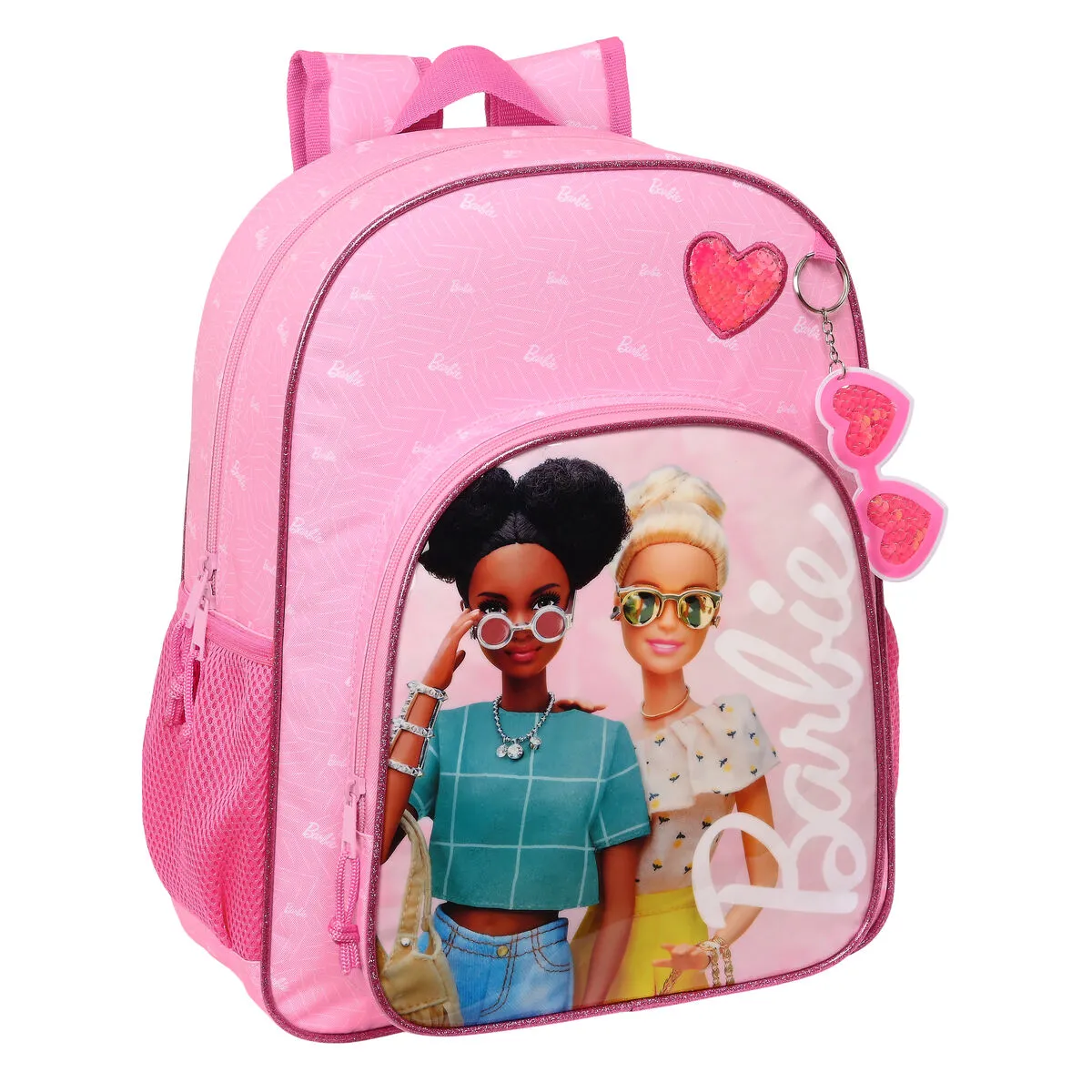 Zaino Scuola Barbie Girl Rosa 32 X 38 X 12 cm