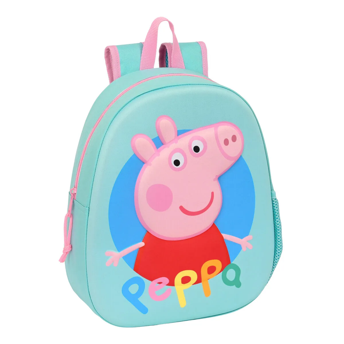 Zaino Scuola Peppa Pig Turchese