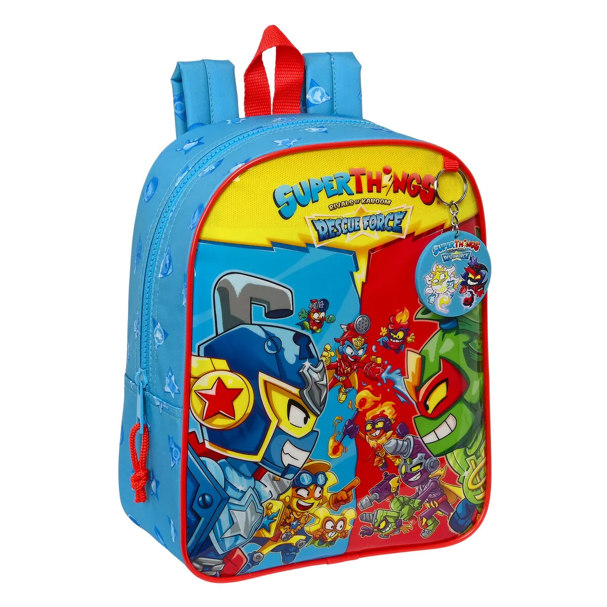 Zaino Scuola SuperThings Rescue force Azzurro 22 x 27 x 10 cm