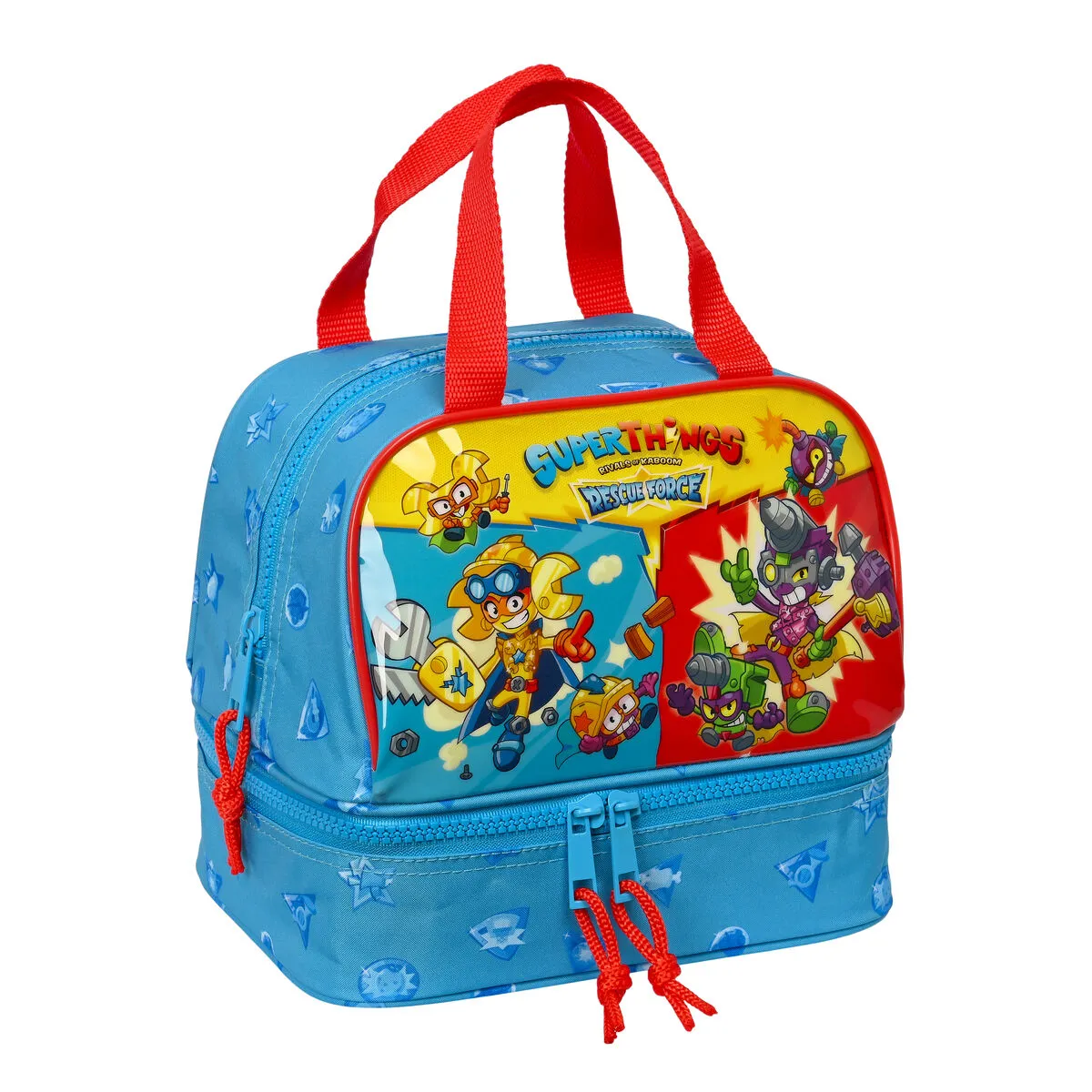 Portamerenda SuperThings Rescue force Azzurro 20 x 20 x 15 cm