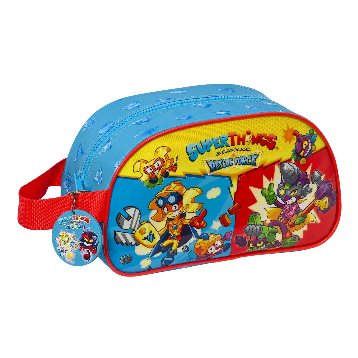 Necessaire per Bambini SuperThings Rescue force Azzurro 26 x 15 x 12 cm