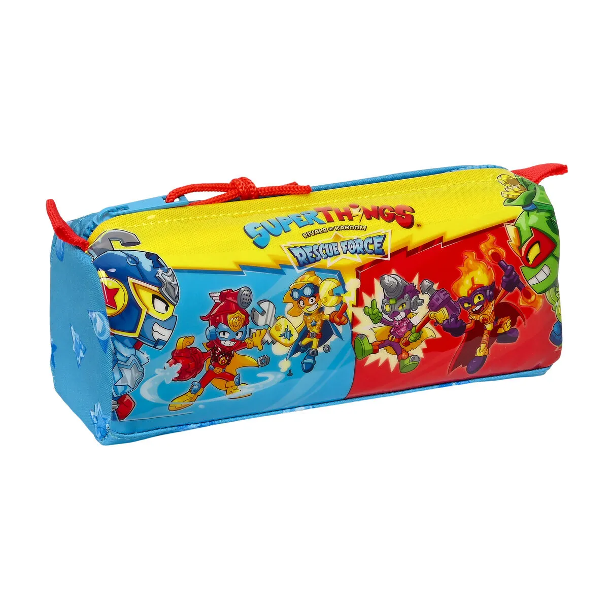 Astuccio Scuola SuperThings Rescue force Azzurro 21 x 8 x 7 cm