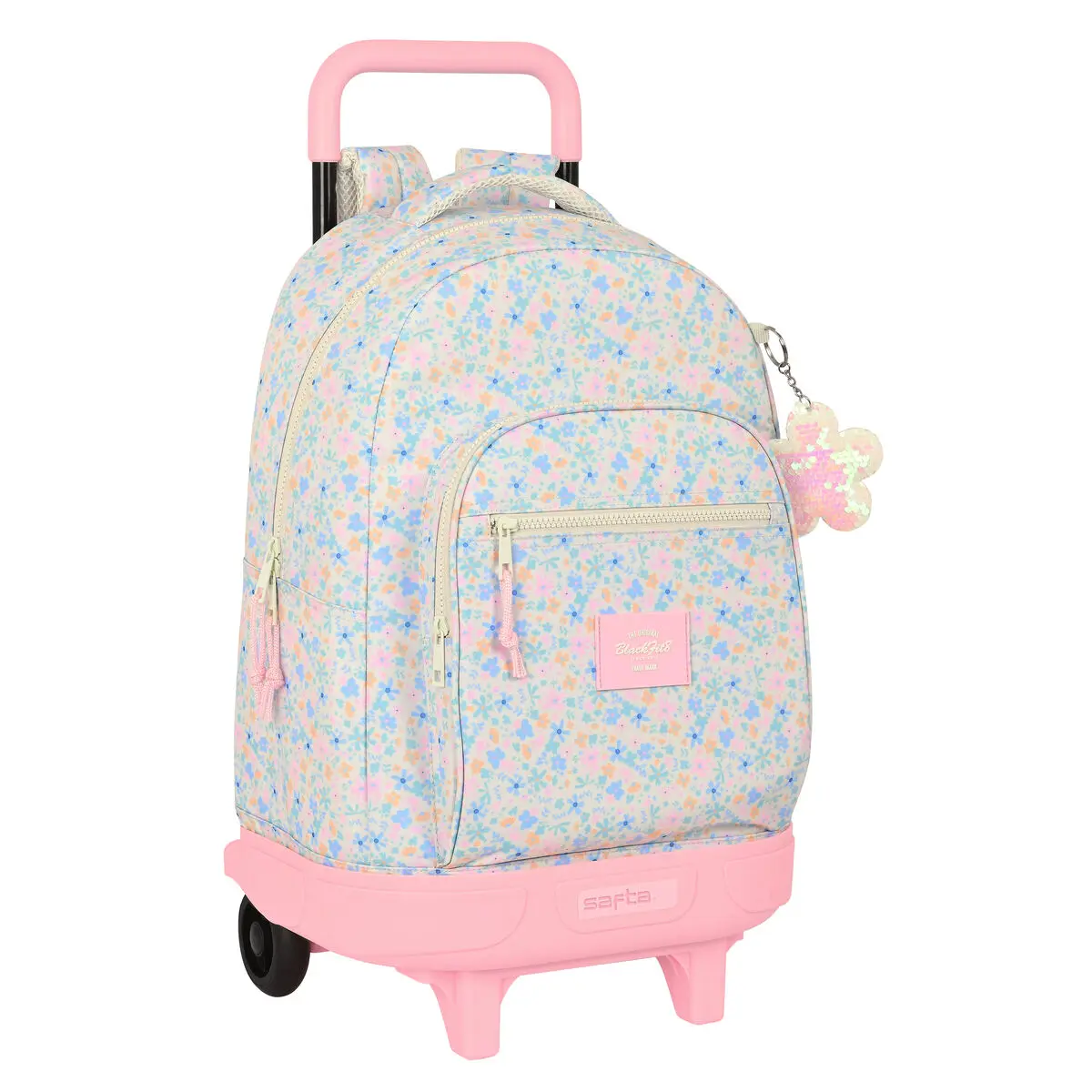 Trolley per la Scuola BlackFit8 Blossom Multicolore 33 X 45 X 22 cm