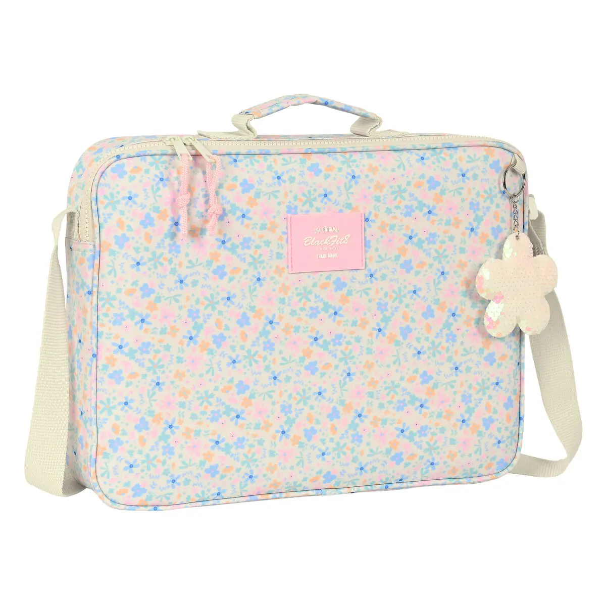 Borsa per la scuola BlackFit8 Blossom Multicolore 38 x 28 x 6 cm