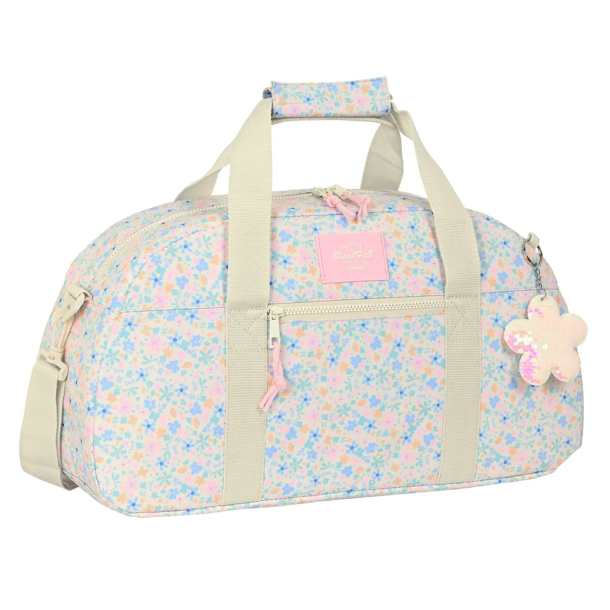 Borsa da Palestra BlackFit8 Blossom Multicolore 50 x 26 x 20 cm