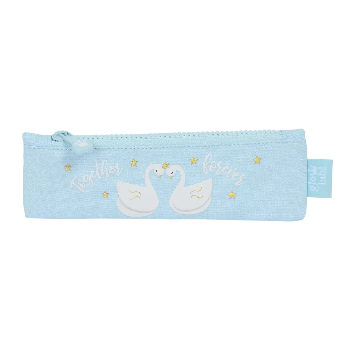 Astuccio Scuola Glow Lab Cisnes Azzurro 20 x 6 x 1 cm