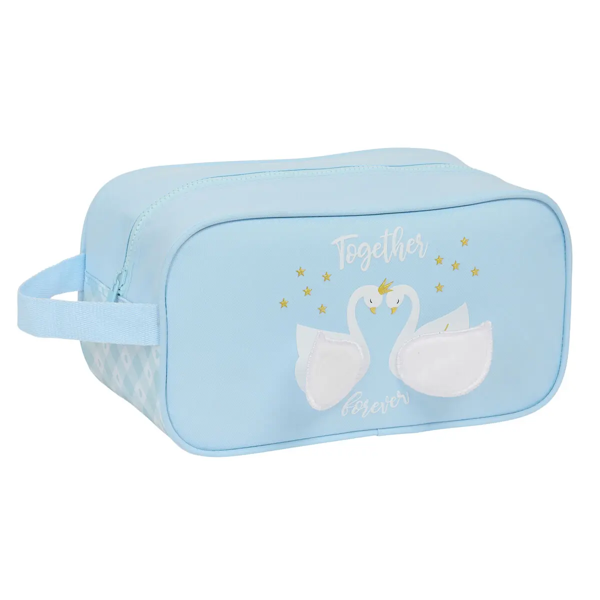 Scarpiera da Viaggio Glow Lab Cisnes Azzurro Chiaro 29 x 15 x 14 cm