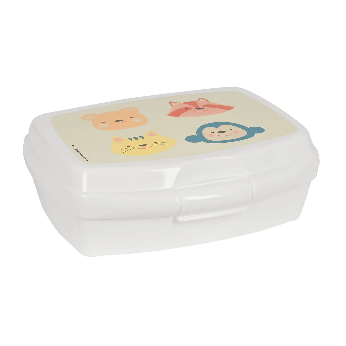 Contenitore per Sandwich Safta Cabecitas 17 x 6 x 14 cm Crema