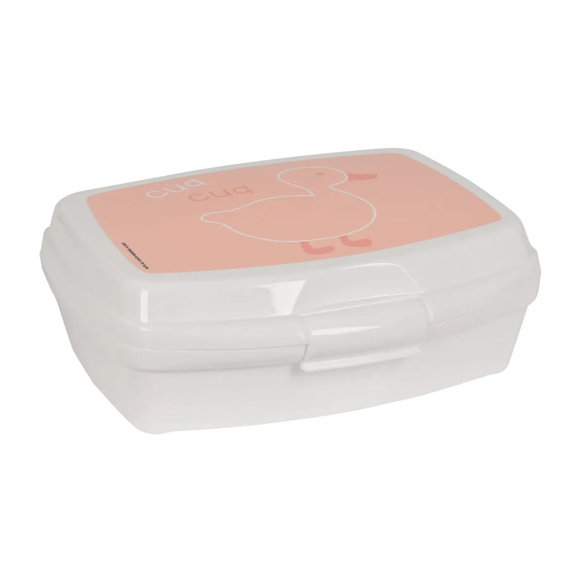 Contenitore per Sandwich Safta Patito 17 x 6 x 14 cm Rosa